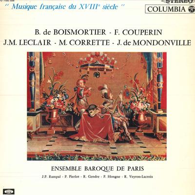 Виниловая пластинка ENSEMBLE BAROQUE DE PARIS Французская музыка XVIII века OS796AM DISQUES BAM 1967 Япония Классическая Б/У