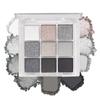Dark Punk Smoky Nine-color Eyeshadow Palette Black and White Gray Metallic Pearlescent Matte Silver Party Stage Makeup