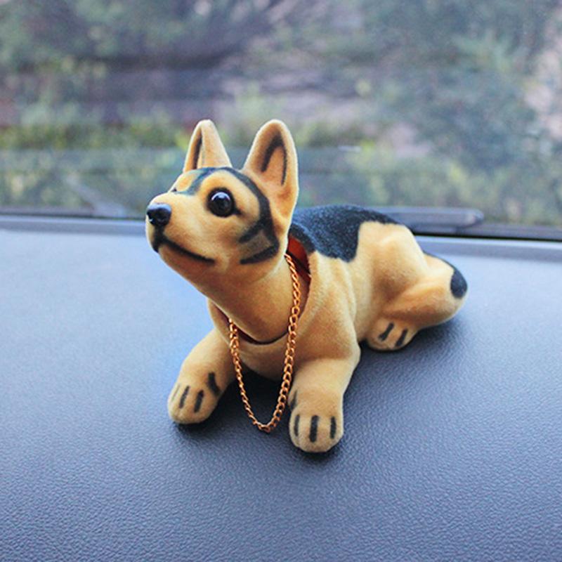 1 шт. кивающая качающаяся голова из смолы, имитация собаки, автомобиля, кукла, игрушка для украшения дома и офиса, приборной панели, автомобильные украшения, аксессуары для мужчин