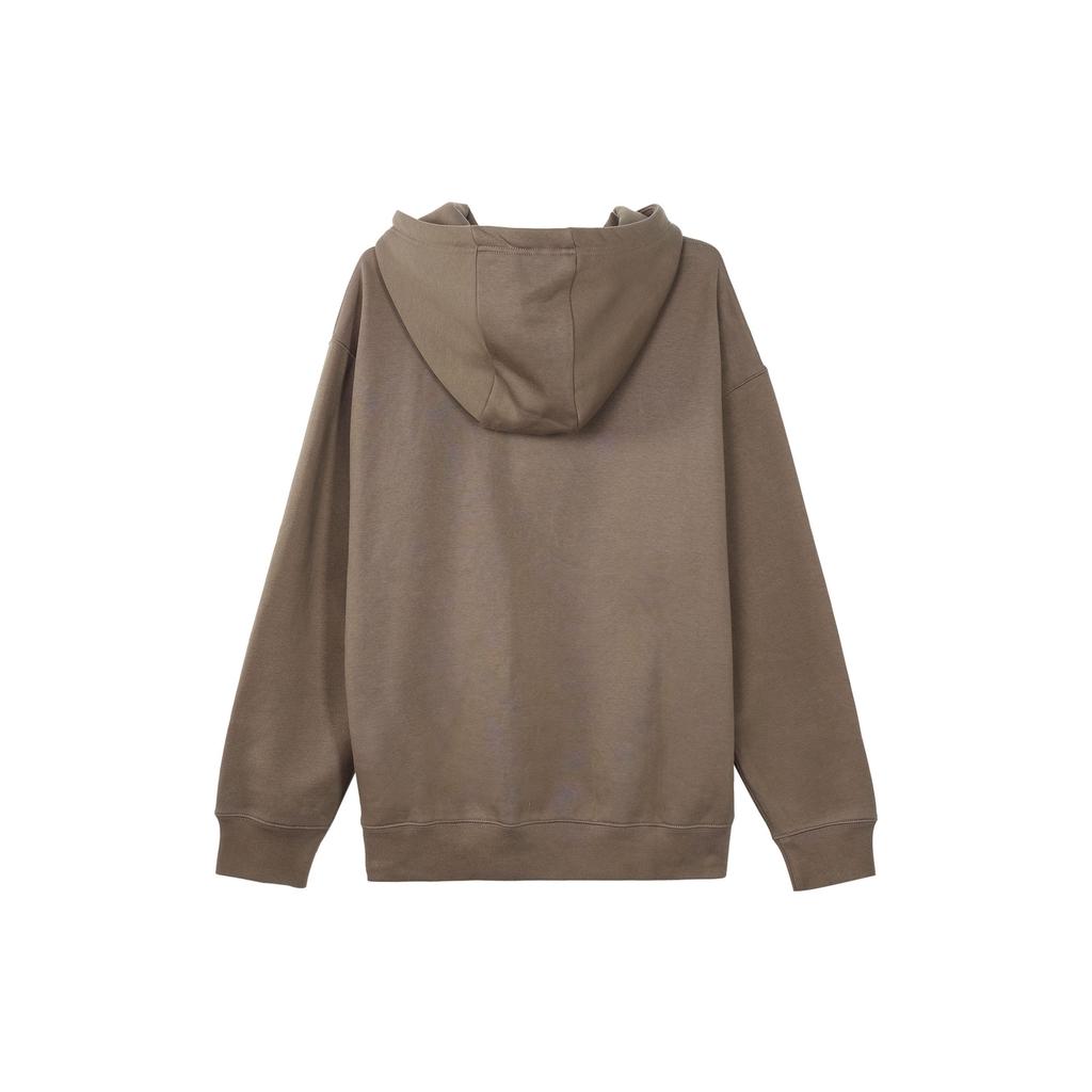Nike Худи с подкладкой из флиса с логотипом для мужчин, верх, коричневый, DH3088-040