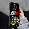 Горячий японский аниме I-Initial D Чехол для телефона Для IPhone 17 Pro Max 16 Pro Max 15 14 13 11 12 Mini Xs X Xr 7 8 Plus Se Цвет Серебристый
