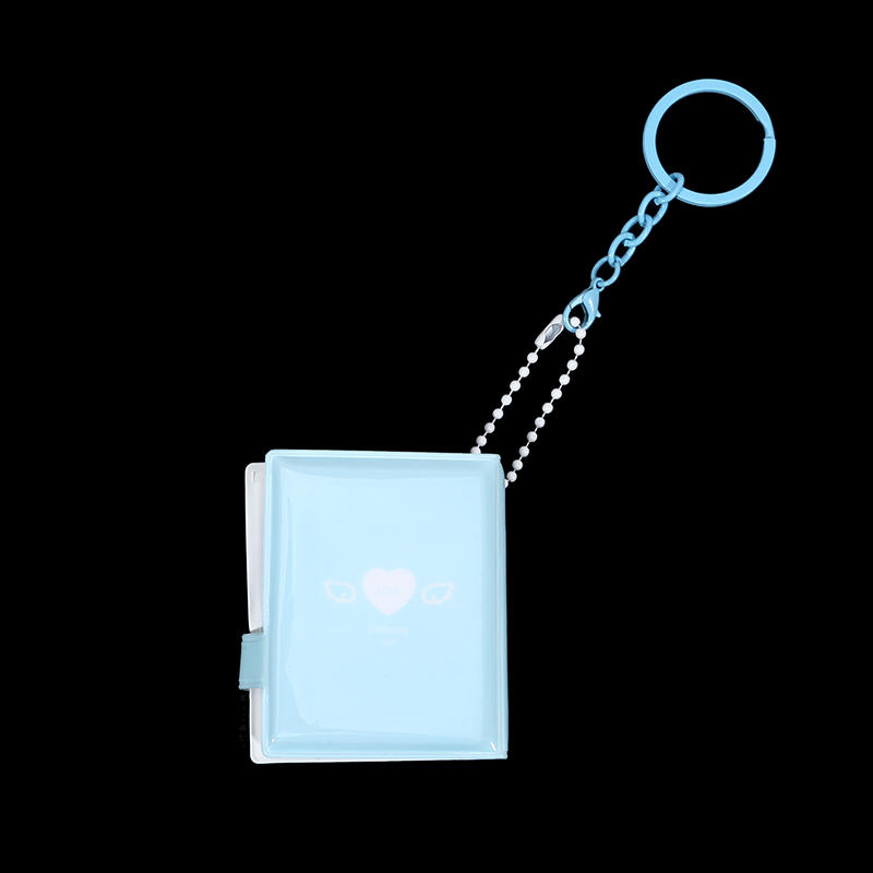 Ins Korean Version Bow Photo Album Student Id Card Storage Book Cute Star Chasing Small Card Display Mini Pendant Book