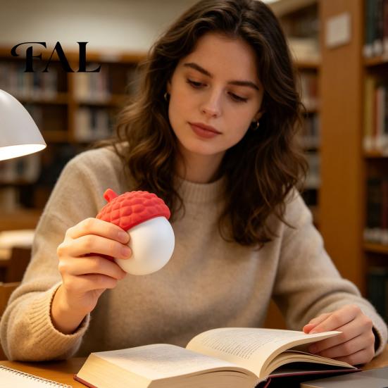 Mini Desktop Ornaments Litchi Squeezable Stress Ball, 3D Printed Sensory Fidget Toy, with Handheld Decompression Toys Realistic Texture, Soft