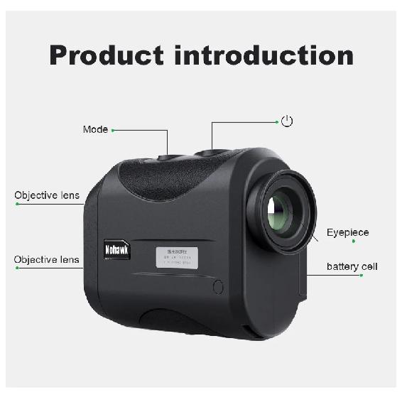2000m Rangefinder Telescope Hunting Scope Rangefinder High Precision Portable Golf Laser Rangefinder