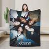 Вязаные пледы Katseye Kpop Флисовые Lara Manon Megan Легкий плед для кровати Дивана Ковра на пол