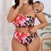 2026 Большой размер Женские купальники бикини с высокой талией, Женская купальная одежда и одежда