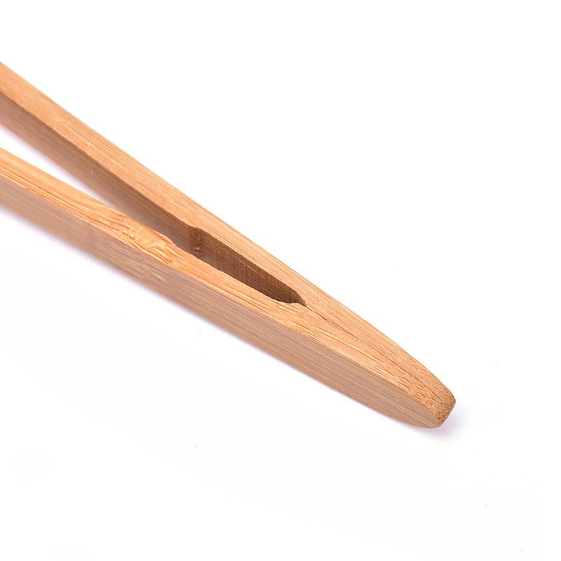 1шт чай бамбуковая посуда щипцы чай деревянный зажим для чая еда тост чай пинцет