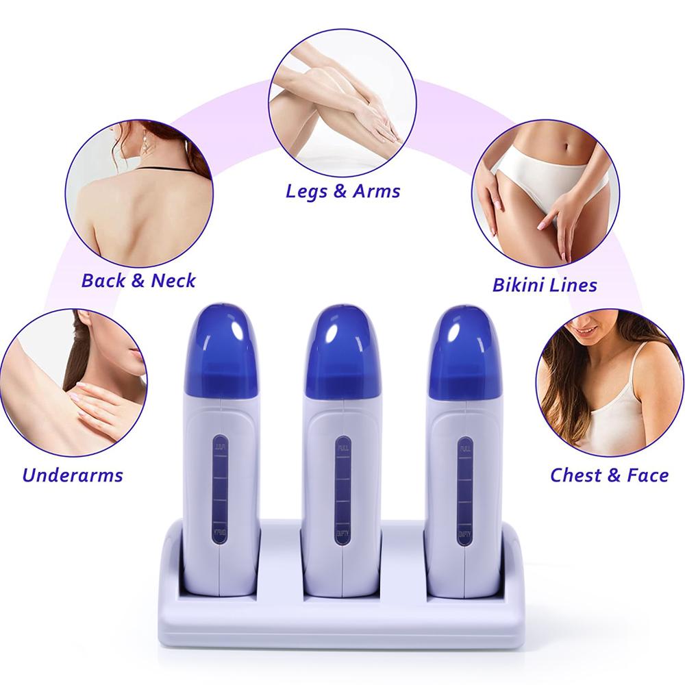 Wax Therapy Machine Electric Waxing Warmer Hair Removal Hot Melt Hard Wax Warmer Home Wax Heaters Suitable for Family Friendly