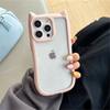 Милый кошачий ушки противоударный прозрачный чехол для телефона iPhone 11 12 13 14 15 Pro Max Plus карамельного цвета мягкий силиконовый бампер чехол
