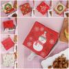 20pcs Home Decorative Santa Claus Cute Christmas Decoration Towel Printing Paper Napkin Serviette