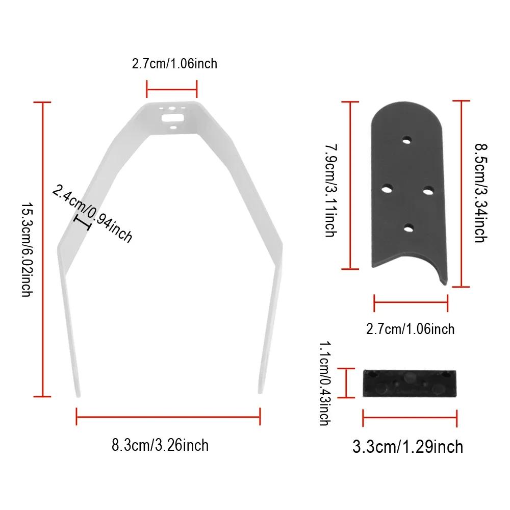 Крыло заднего колеса для электрического скутера Xiaomi 1S/PRO 2 Mi3, заднее крыло, номерной знак, 8,5/10 дюймов, опорные детали крыла