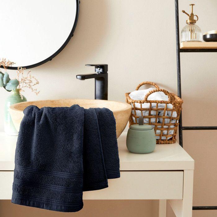 Serviette de toilette "Spa" 50 x 100 cm / 400 gr/m² - "Spa" Bleu Nuit
