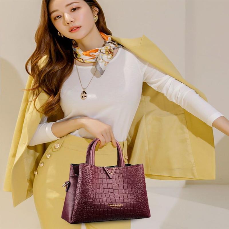 Модная женская сумка через плечо для матери, женская сумка через плечо из высококачественной кожи