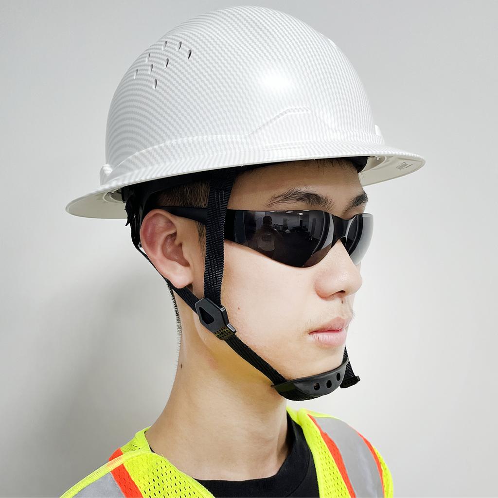New Type Full Brim Hard Hat For Engineer Industrial Construction Safety Helmet Hard Hat Suspension HDPE 6 Point Adjustable
