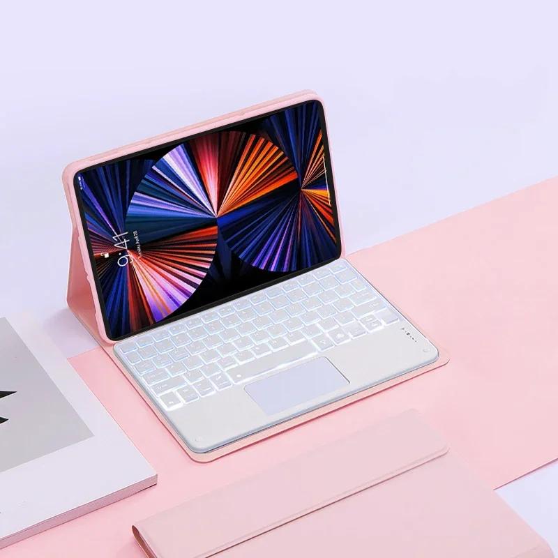 Backlit Touch Keyboard Case For Huawei Honor Pad X9a Case 11.5 Inch 2025 Tablets Keyboard Fashion Stand Cover Funda