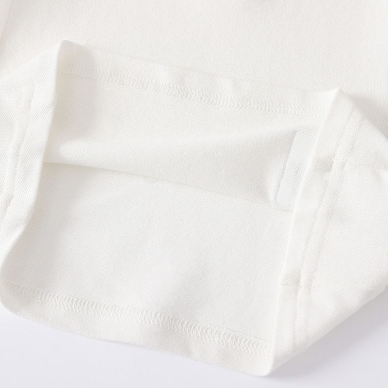 Мальчишеская футболка-поло с коротким рукавом Летняя детская с четырьмя полосками, полурукав, из жемчужного хлопка, топы, одежда для малыша с воротником