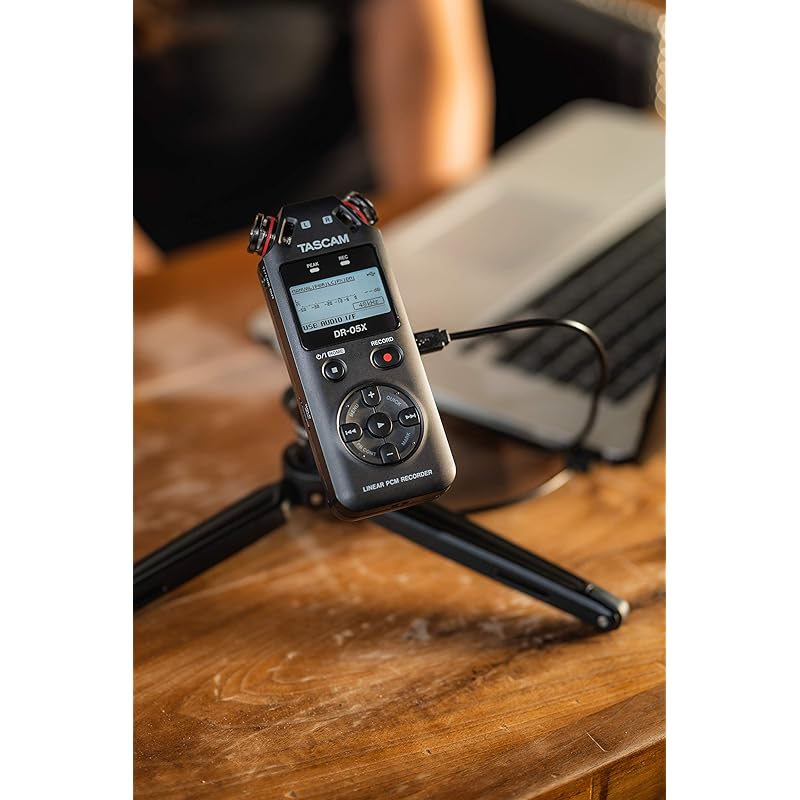 TASCAM DR-05X USB Оснащен аудиоинтерфейсом стерео линейный PCM рекордер портативный USB микрофон Youtube ASMR 24/96 высокое разрешение