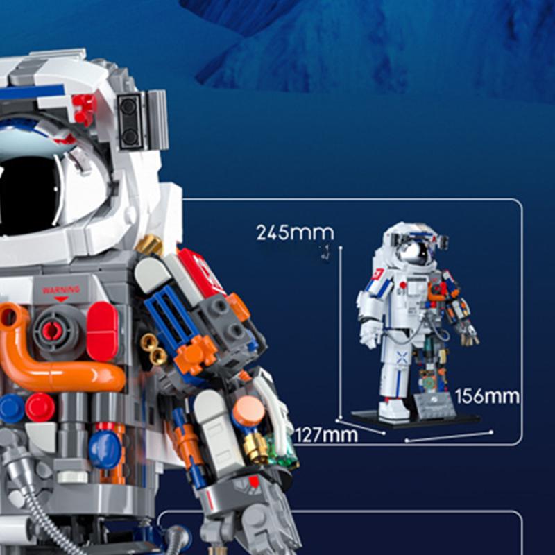 MOC Aerospaces Астронавт Ракета V Запуск Космической станции Космические корабли Городские строительные блоки Классические модели Наборы кирпичей Идеи