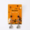 Punk Style Halloween Dangle Earrings Spider Skull Earrings Cool Skeleton Pendant Earrings  Festival