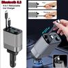 Автомобильное зарядное устройство 4 в 1 Bluetooth FM-трансмиттер USB Type C Адаптер быстрой зарядки с цифровым дисплеем Зарядка прикуривателя