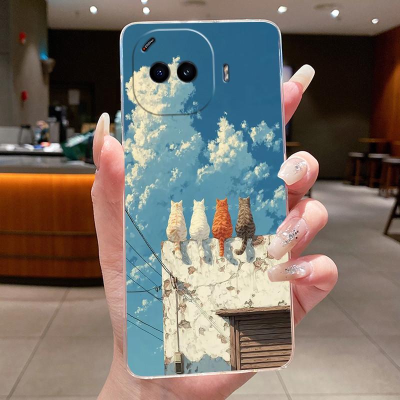 Чехол для vivo iQOO Z11 Turbo 5G iQOOZ11Turbo V2536A Чехол для телефона Роскошный Милый Крутой Для Мальчиков Девочек Прозрачный Силиконовый Чехол-Оболочка