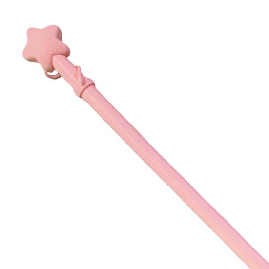 Многоразовые силиконовые трубочки с крышкой-звездочкой, устойчивые к укусам, для питья горячих и холодных напитков, гибкая длинная трубочка без содержания бисфенола А