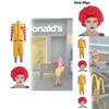 Mcdonalds Uncle Cosplay Costume With Youthful Streetwear Style For Role Play And Events