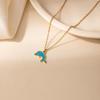 Ocean Series Starfish & Seahorse Necklace - Women's Light Luxury Dolphin Clavicle Chain DIY Jewelry.