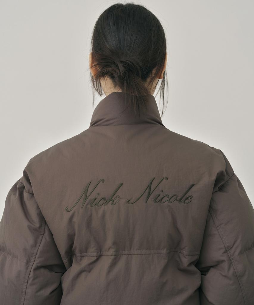 Nick&Nicole Embrodidered Puffer Padding_Brown
