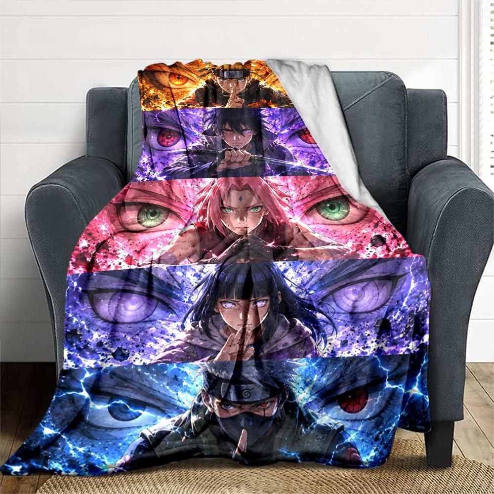 Naruto Blanket Durable Comfort Great for Sofa Livingroom Picnics for All Occasions Warmthful Decor Birthday Christmas Gift Blanket