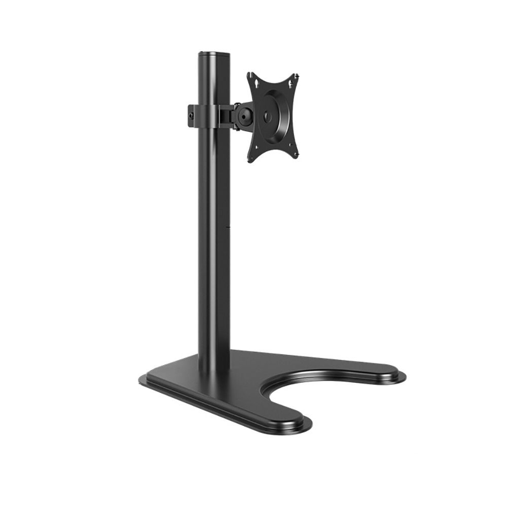 Black Monitor Arm Holder Metal Bracket LED Display Mount Stable Plasma TV Base Monitor Screen