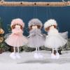 New Creative Christmas Plush Chiffon Dress Angel Christmas Tree with Small Accessories Christmas Ornaments