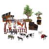 PRETYZOOM Diorama Animal Model Farm Ranch Animal Figure Set Animal Mini Scene Collection Animal Model Miniature Miniature Garden Decoration Model