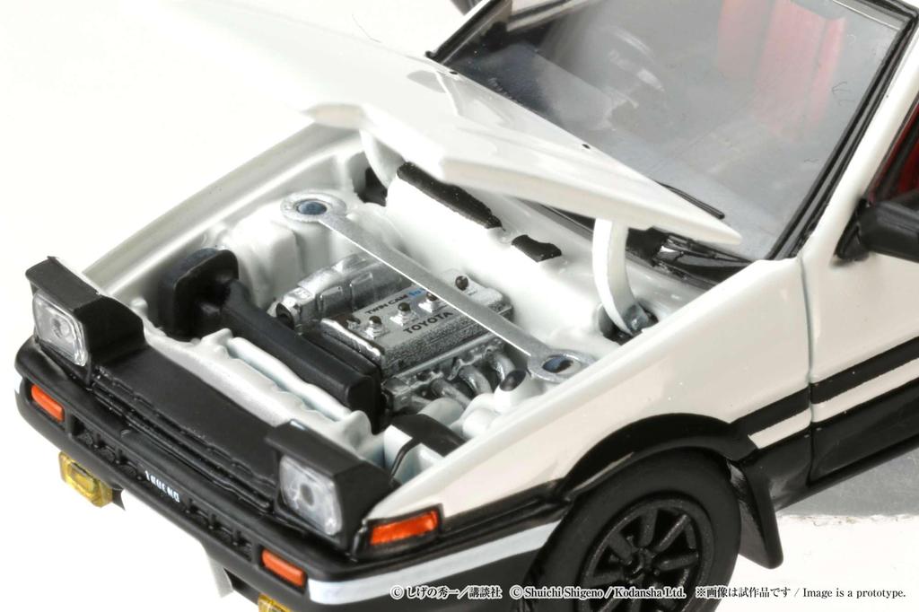 HJ64 Toyota Sprinter Trueno GT APEX Initial D Engine Equipped Model VS Kyoichi Sudo Completed Product 1/64 (AE86) /