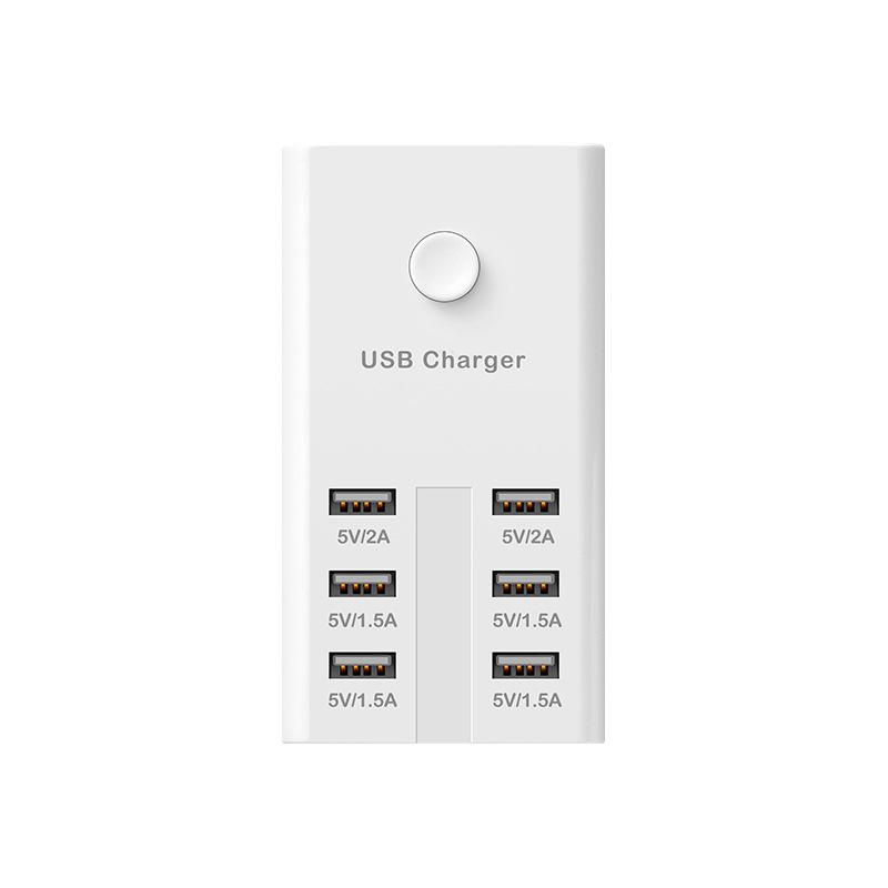 Дорожный удлинитель с несколькими USB-портами и удлинительным шнуром