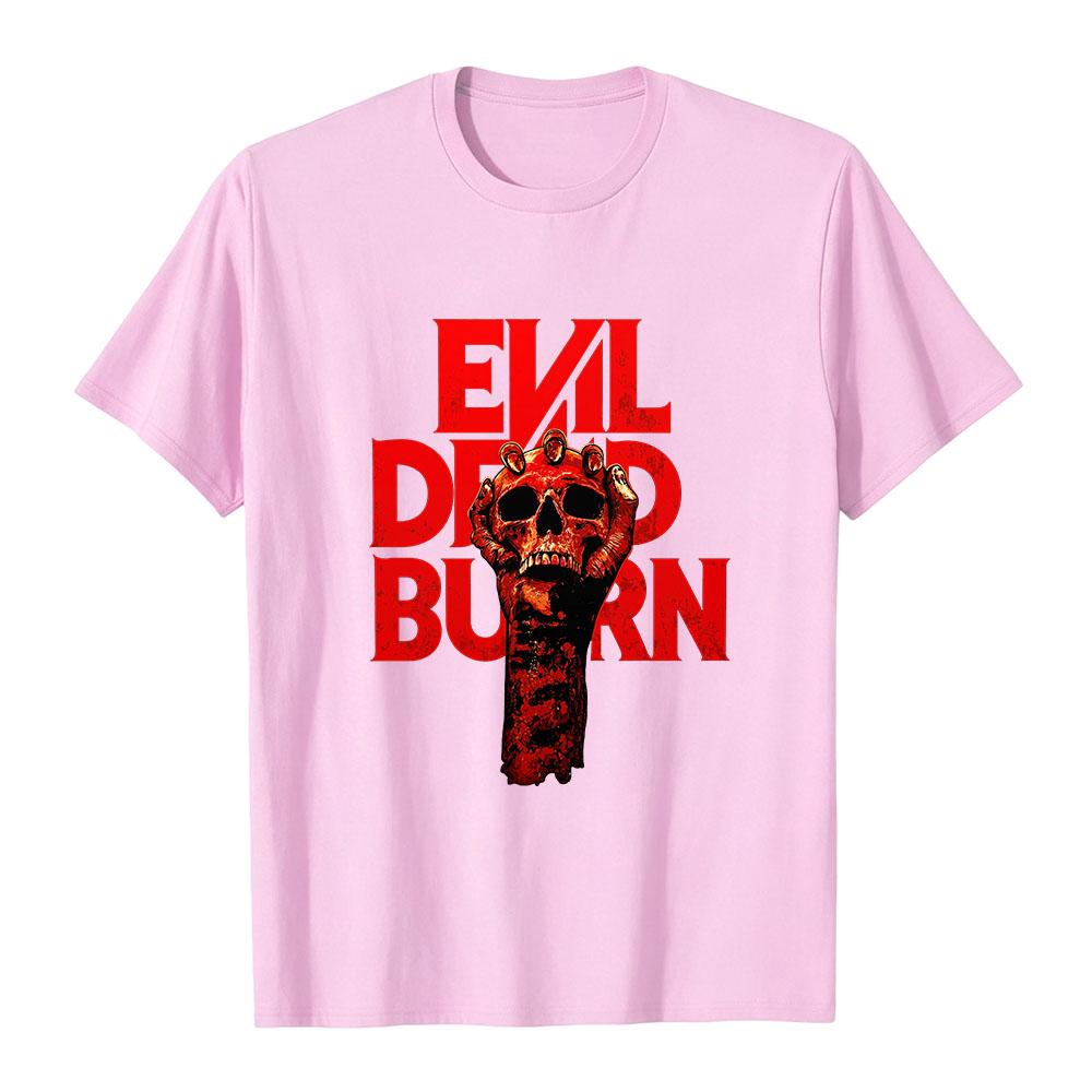 Evil Dead Burn Tees Summer O-neck Short Sleeve Unisex T-shirt Fashion Casual Film Design Graphic Merch High Quality Soft Tshirts
