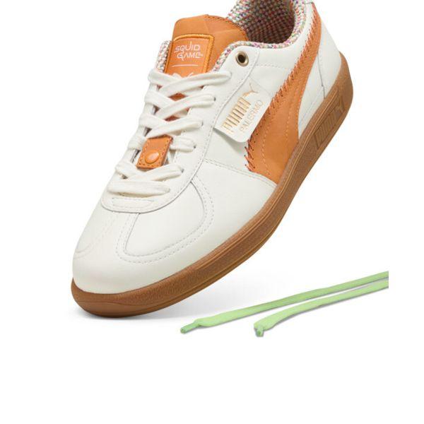 Игра в кальмара x Puma Palermo Сезон 2 Унисекс Кроссовки Белый Тепло-белый Тыквенный пирог 401074-01