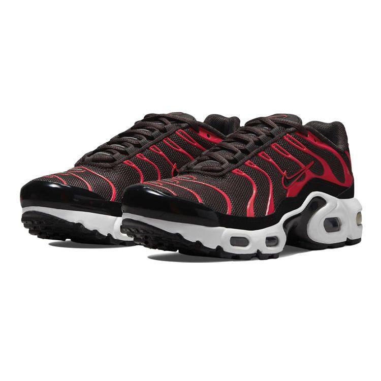 Nike Кроссовки Nike Air Max Plus GS Medium Ash Siren Red для детей, серые, белые, черные CD0609-200