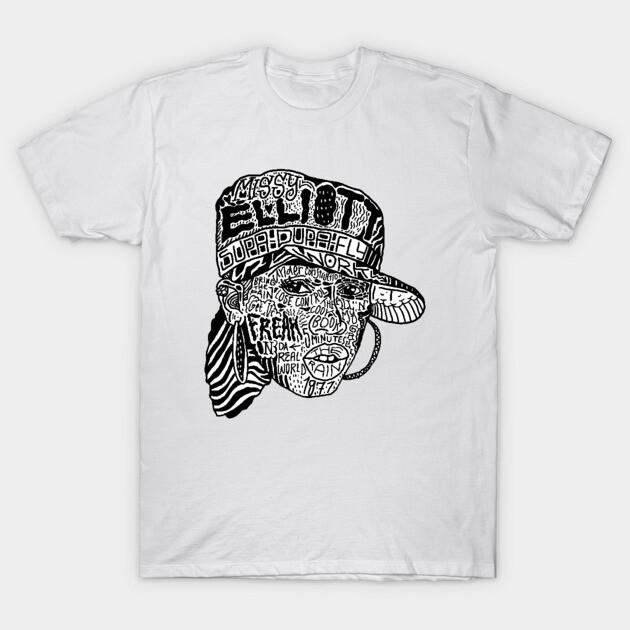 Asian Size Cotton Unisex Tshirt Print T-shirt Missy Elliott T-shirt No-Cut Print Regular Fit