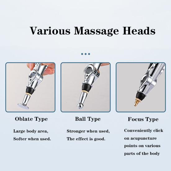 Electronic Acupuncture Point Pen Automatic Physical Therapy Meridian Massage Pen