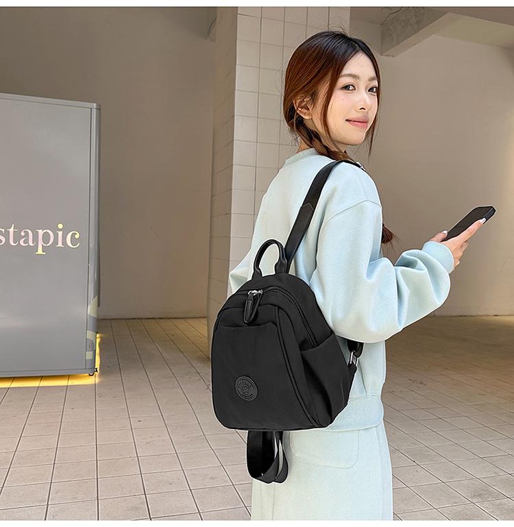 Весенняя прогулка Женский легкий многофункциональный рюкзак - Большая вместимость, двойной плечевой, повседневная сумка для мамы