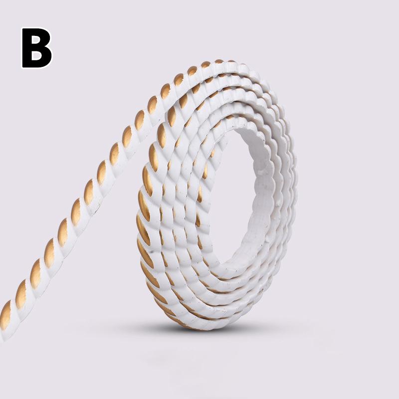 1 шт. Кромочная полоса для гостиной, настенный бордюр, зеркальный потолок, линия, штукатурка, мягкий фон для телевизора, ПВХ, декоративный