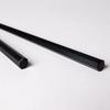 Высококачественные натуральные палочки для еды, сделаны в Японии, качественные, деревянные, 23,5 см, толстые, шестиугольные, лакированные, черное дерево, черные, G-64543