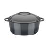 GSW Cast Iron Saucepan 24 Cm - 4.0 Liters GREY SHADOW