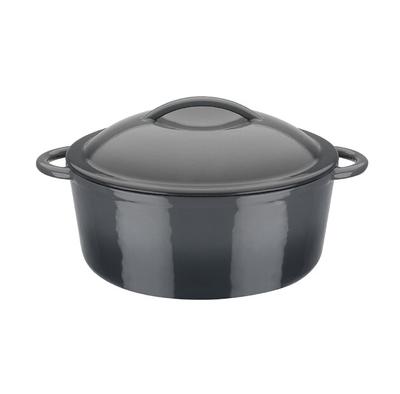 GSW cast iron сотейник 24 см - 4.0 литров GREY SHADOW