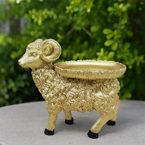 Поддон Орнамент Ключи Лоток для Мелких Предметов Дизайн Овечки Смола Органайзер для Ключей Универсальный Дом