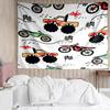 Truck Print Tapestry, Backdrop, Easy Setup, Ideal for Bedroom, Office & Living Room, with Aesthetic Wall Hanging Decor.