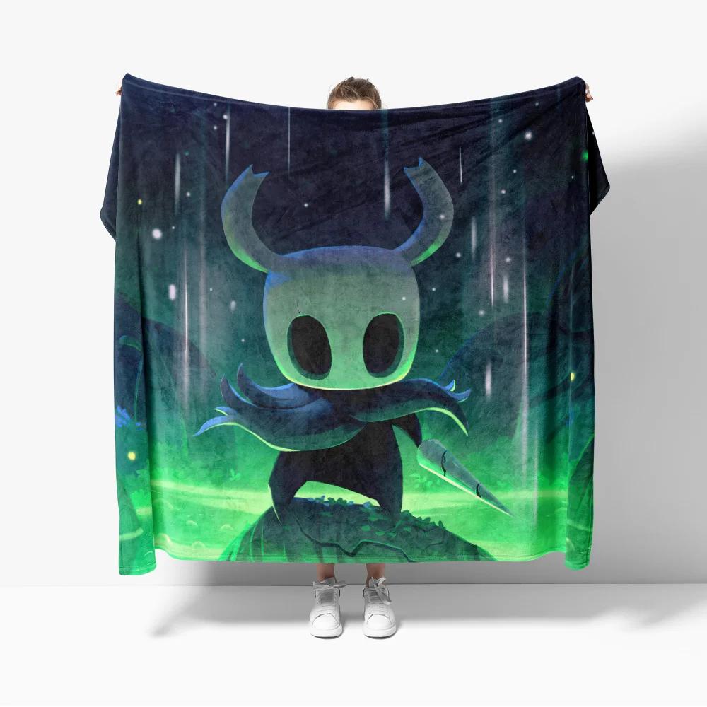 Плед-карта Hollow Knight Игровая карта Мягкий теплый фланелевый плед для кровати гостиной домашнего дивана Декор