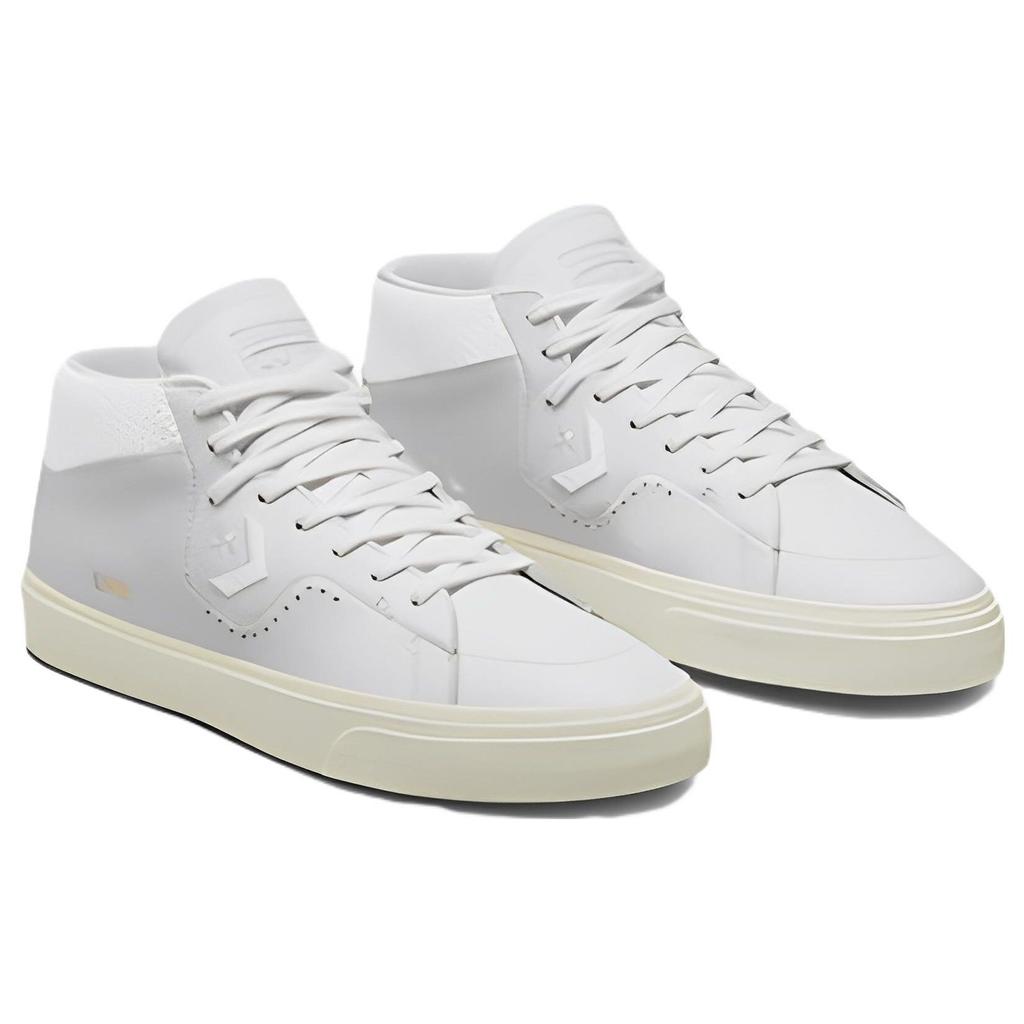 Converse Louie Lopez Pro Mid Mono Leather - White Egret Unisex Sneakers A05090C
