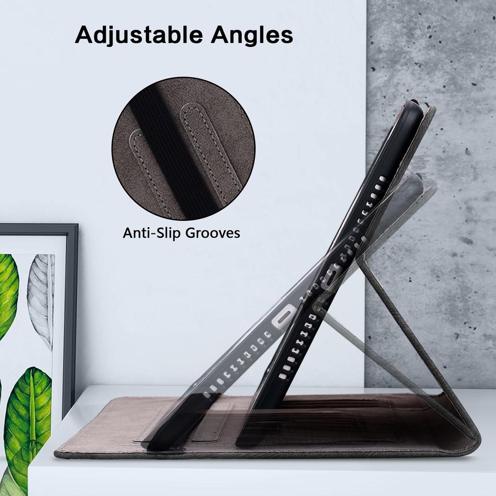 PU Leather Tablet Case for Xiaomi Poco Pad - 11 Styles! Durable, with 2 Stand Slots, Pencil Holder & Card Slots, Flexible TPU Back Cover